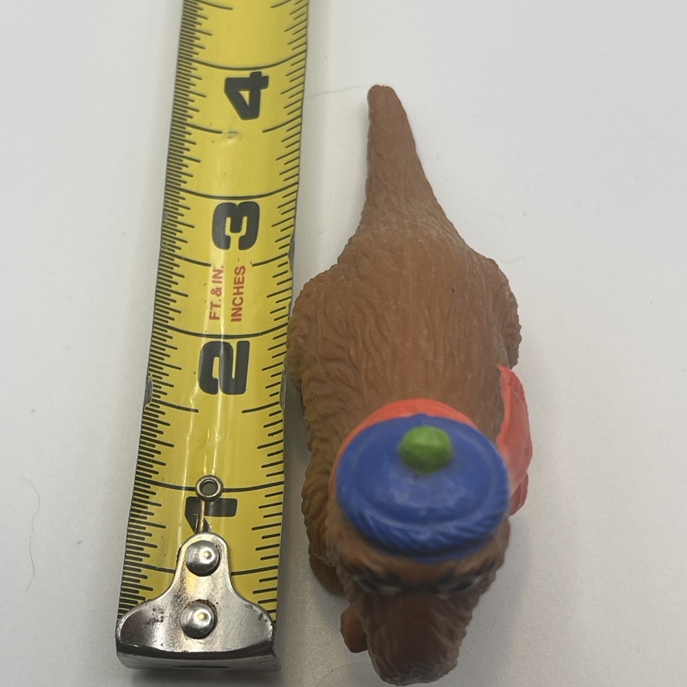 Snuffy Snuffleupagus With Hat Sesame Street Applause 1980s PVC Figure Vintage - Picture 10 of 13
